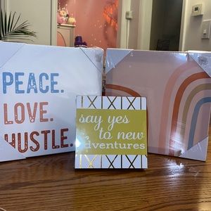 3 Piece Painting Set - Home Decor